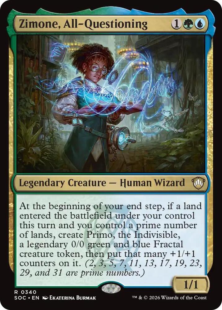 Zimone, All-Questioning (340) [Secrets of Strixhaven Commander]
