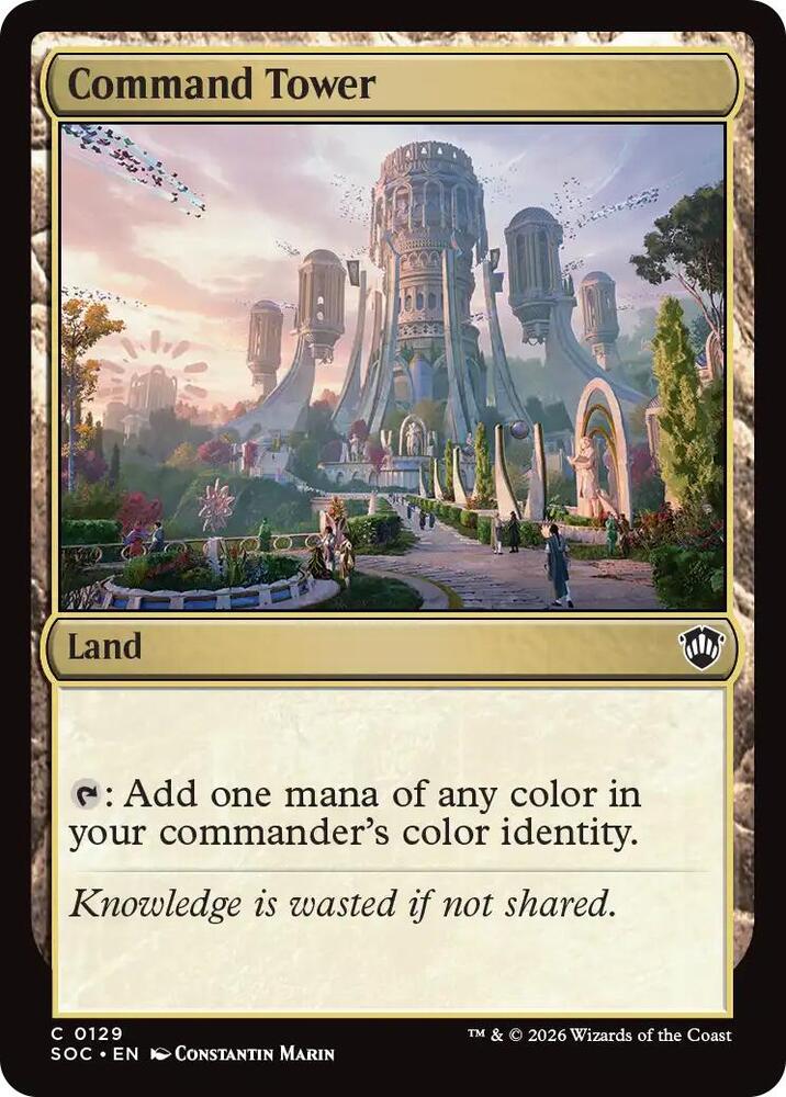 Command Tower (129) [Secrets of Strixhaven Commander]