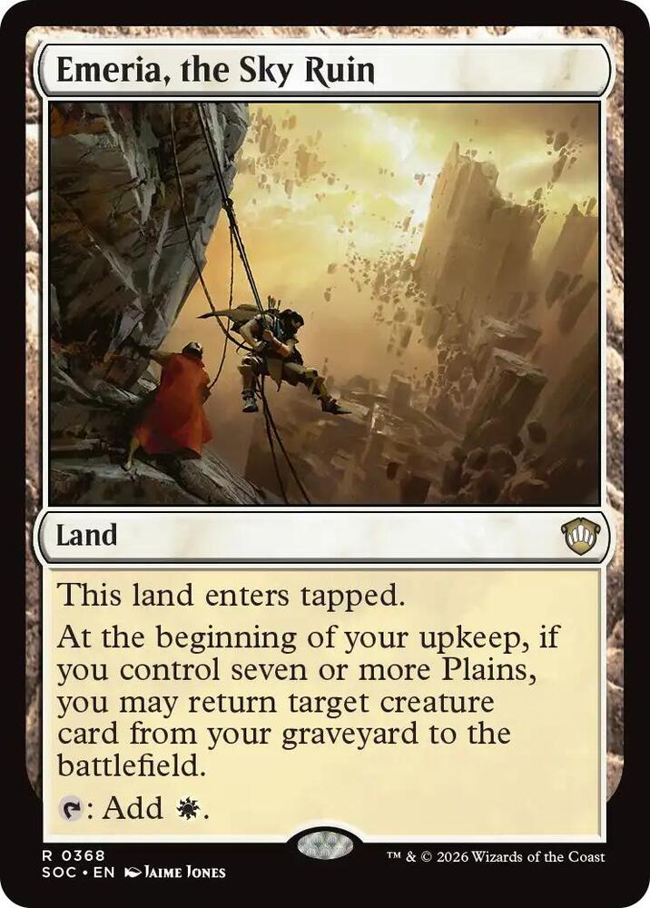 Emeria, the Sky Ruin (368) [Secrets of Strixhaven Commander]