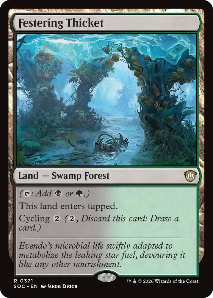 Festering Thicket (371) [Secrets of Strixhaven Commander]