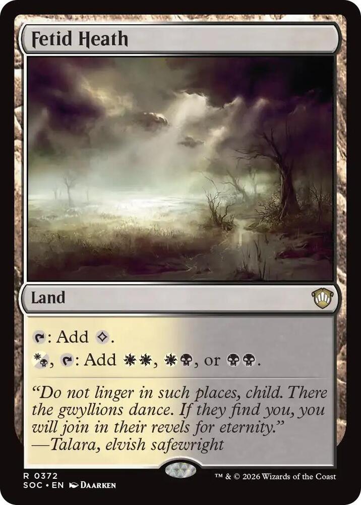 Fetid Heath (372) [Secrets of Strixhaven Commander]