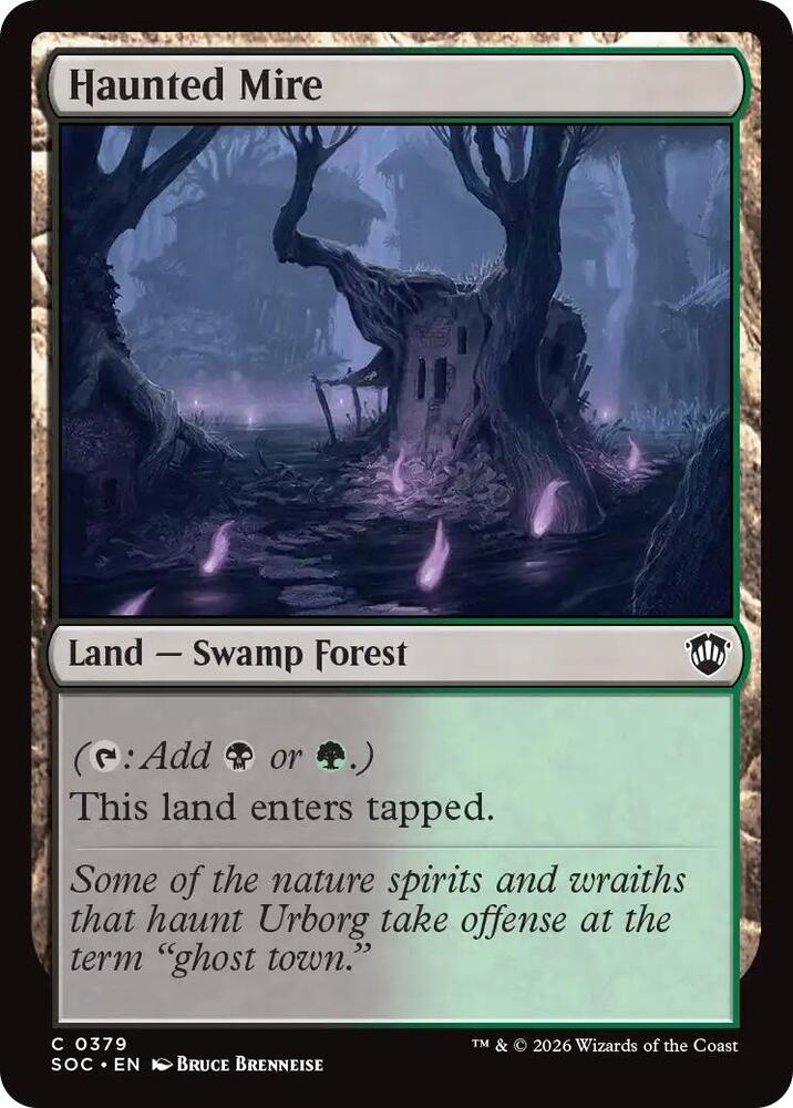 Haunted Mire (379) [Secrets of Strixhaven Commander]