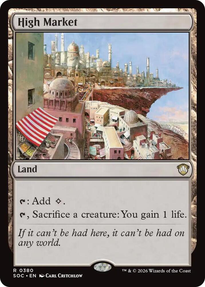 High Market (380) [Secrets of Strixhaven Commander]