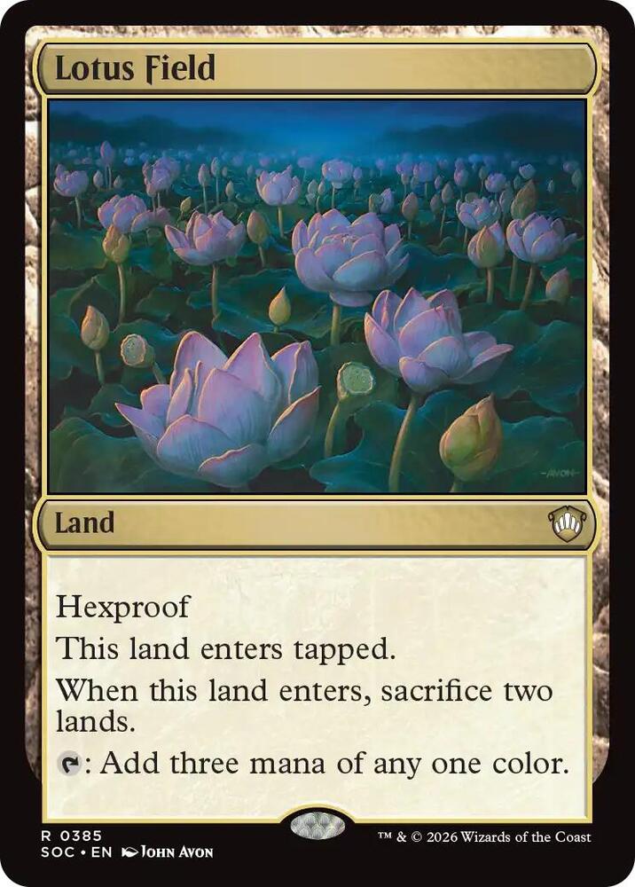 Lotus Field (385) [Secrets of Strixhaven Commander]
