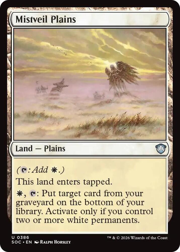 Mistveil Plains (386) [Secrets of Strixhaven Commander]