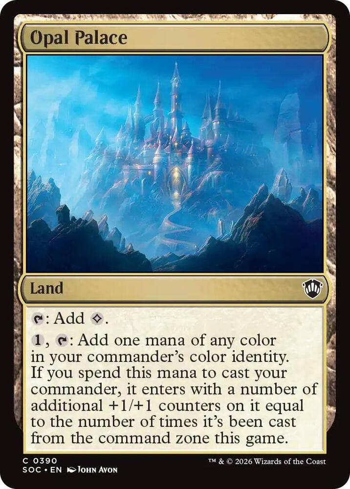 Opal Palace (390) [Secrets of Strixhaven Commander]