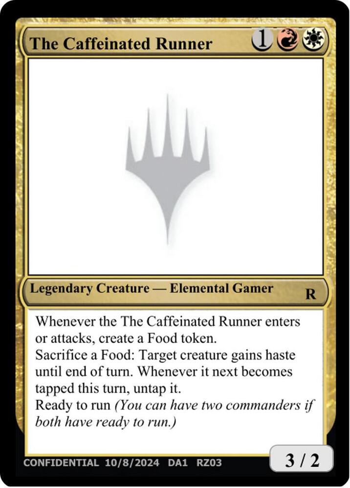 The Caffeinated Runner [Un-Known Event Playtest Cards]