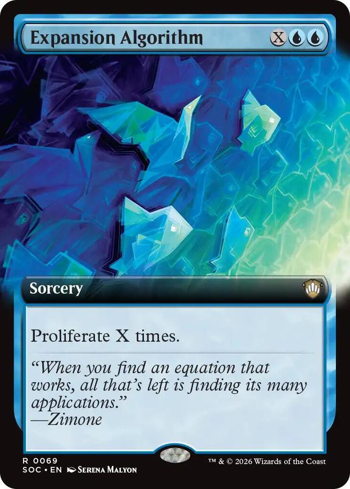 Expansion Algorithm (Extended Art) (69) [Secrets of Strixhaven Commander]