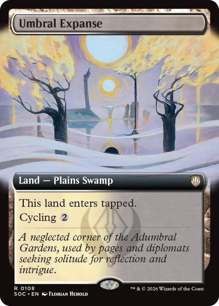Umbral Expanse (Extended Art) (108) [Secrets of Strixhaven Commander]