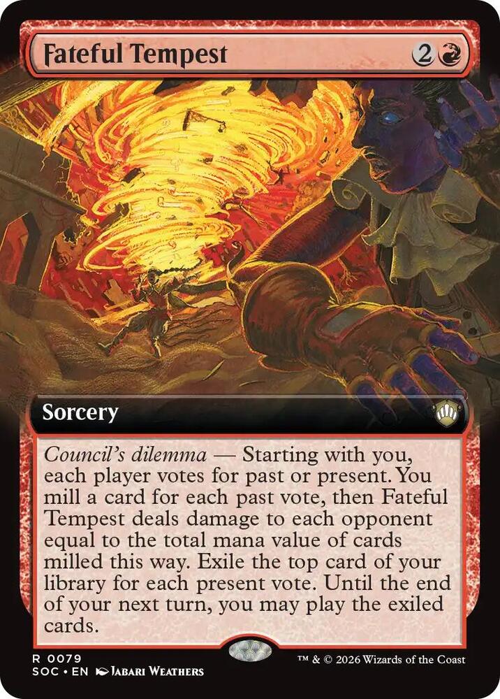 Fateful Tempest (Extended Art) (79) [Secrets of Strixhaven Commander]