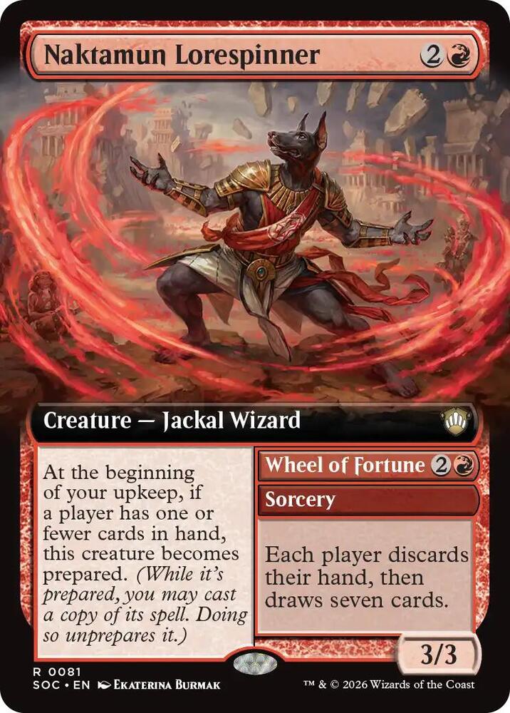 Naktamun Lorespinner (Extended Art) (81) [Secrets of Strixhaven Commander]