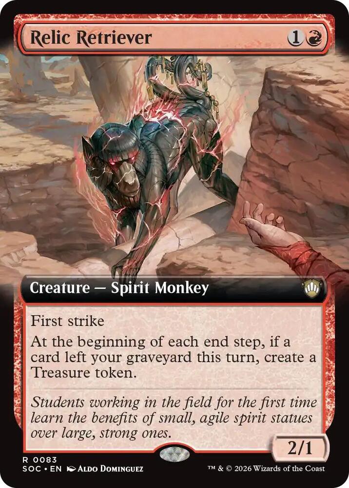 Relic Retriever (Extended Art) (83) [Secrets of Strixhaven Commander]