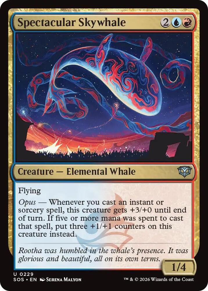 Spectacular Skywhale (229) [Secrets of Strixhaven]