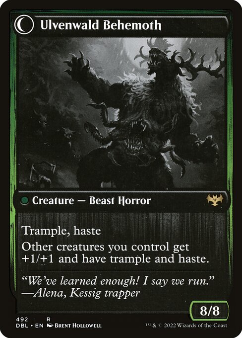 Ulvenwald Oddity (492) [Innistrad: Double Feature] Reverse