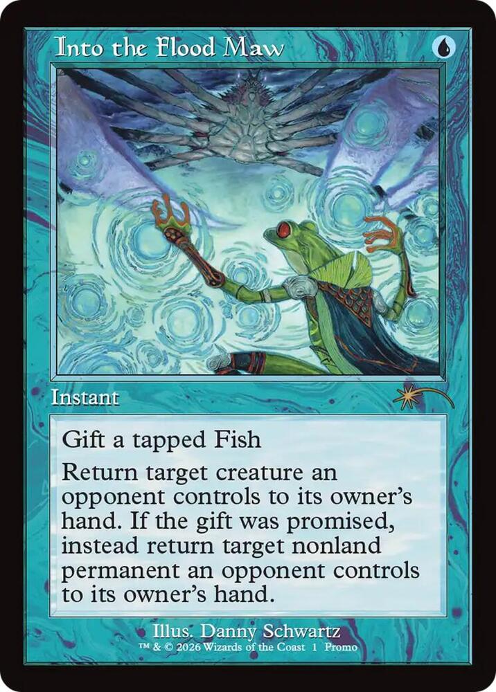 Into the Flood Maw (Retro Frame) (1) [WPN & Gateway Promos]