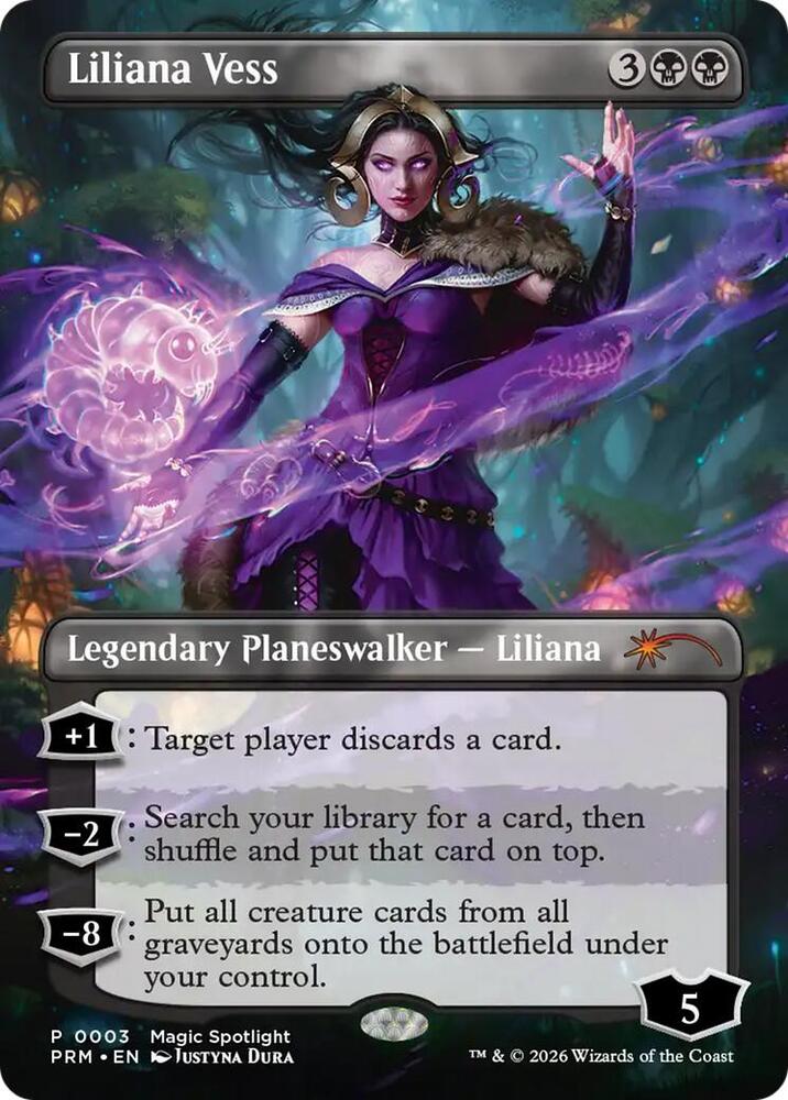 Liliana Vess (Borderless) (3) [Unique and Miscellaneous Promos]