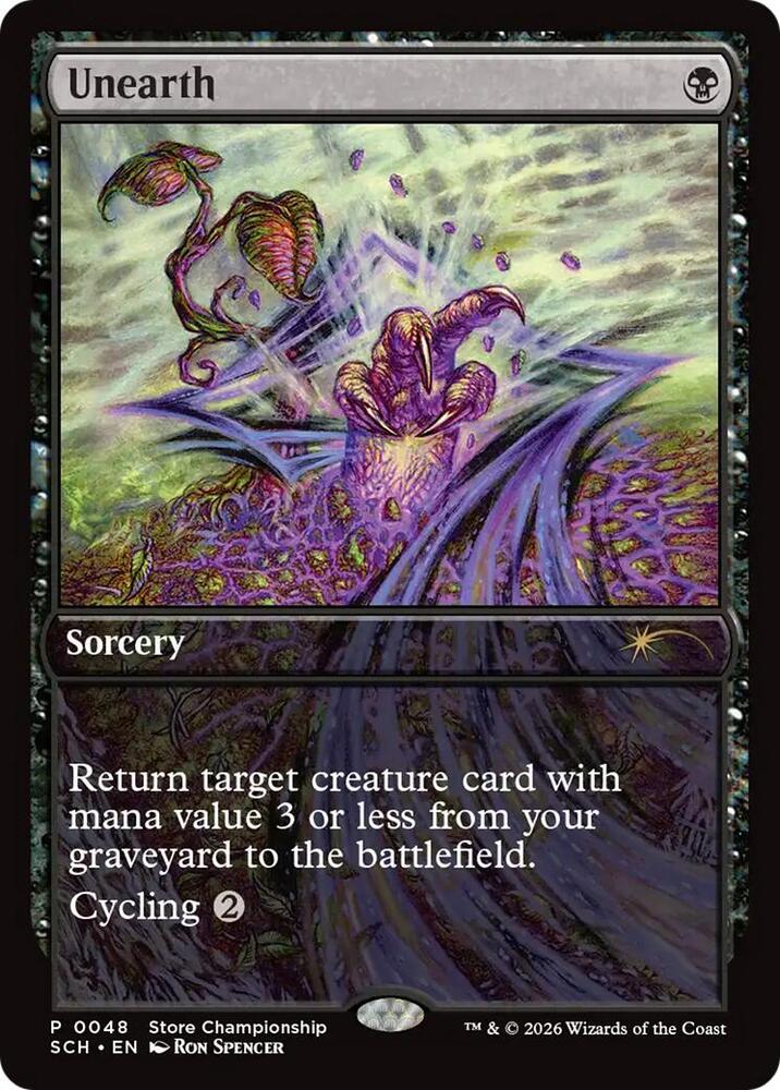 Unearth (48) [Game Day Promos]