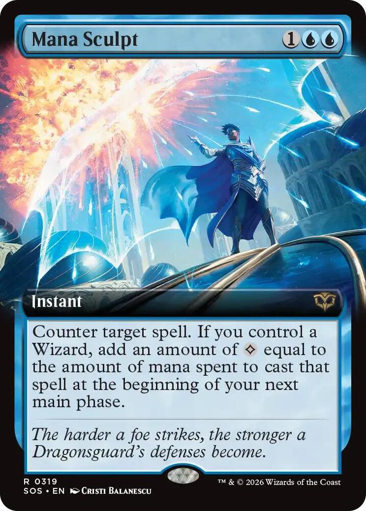 Mana Sculpt (Extended Art) (319) [Secrets of Strixhaven]