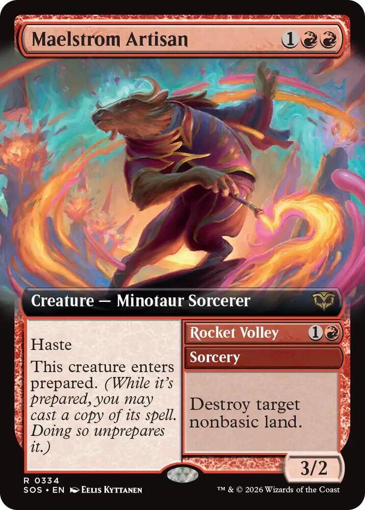 Maelstrom Artisan (Extended Art) (334) [Secrets of Strixhaven]