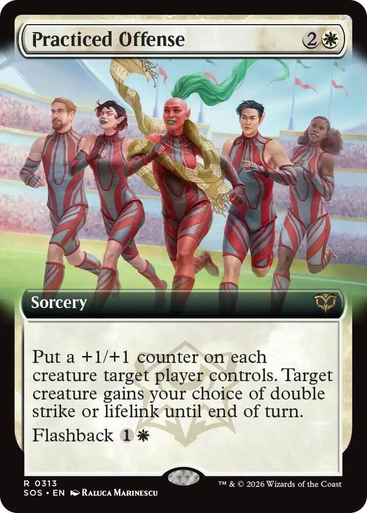 Practiced Offense (Extended Art) (313) [Secrets of Strixhaven]