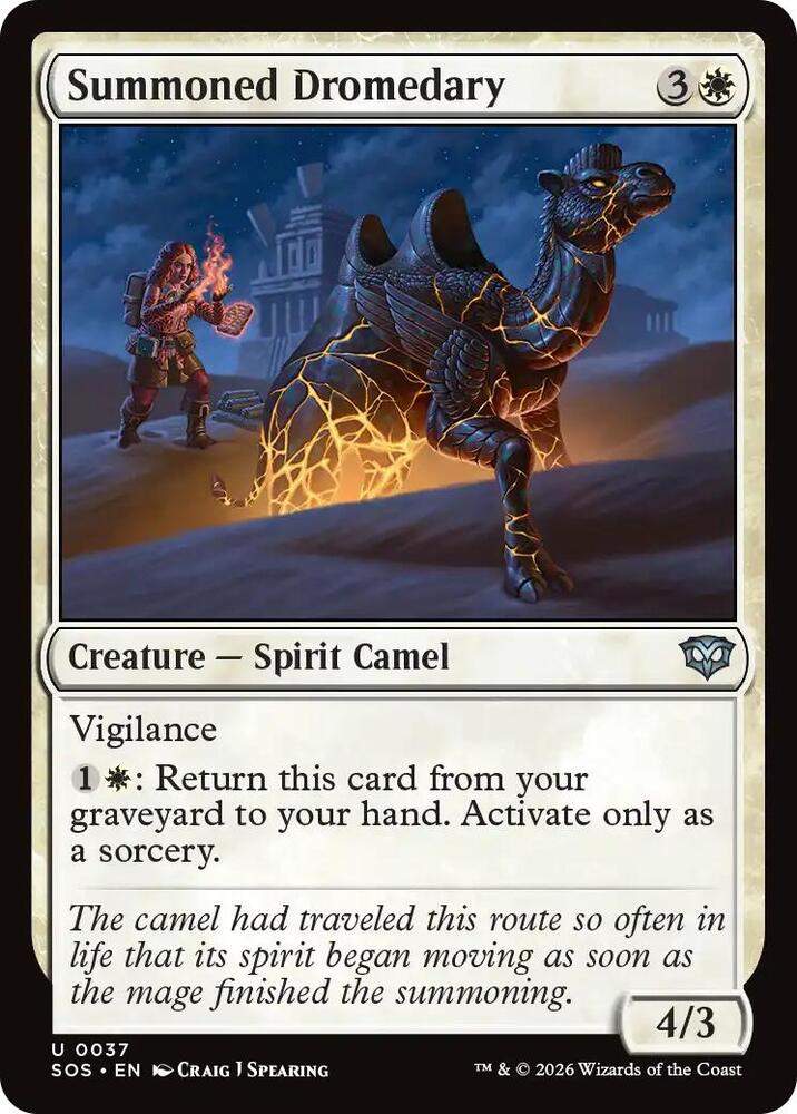Summoned Dromedary (37) [Secrets of Strixhaven]