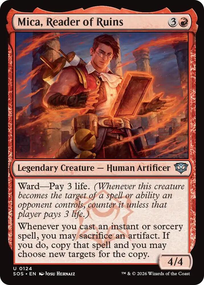 Mica, Reader of Ruins (124) [Secrets of Strixhaven]