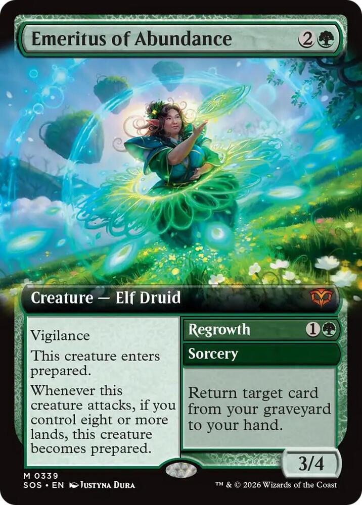 Emeritus of Abundance (Extended Art) (339) [Secrets of Strixhaven]