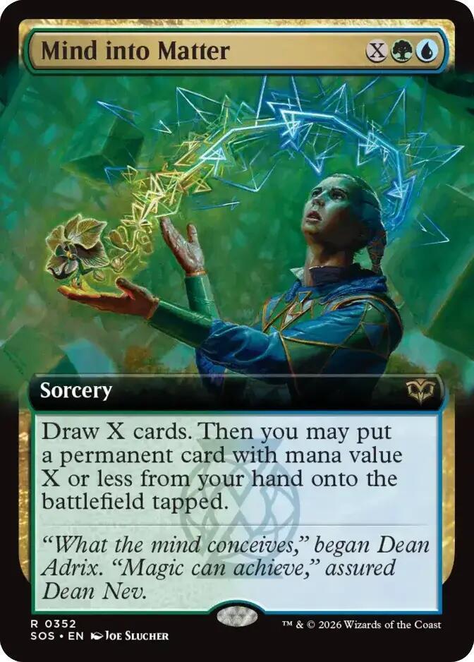 Mind into Matter (Extended Art) (352) [Secrets of Strixhaven]