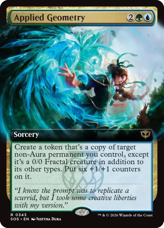 Applied Geometry (Extended Art) (343) [Secrets of Strixhaven]