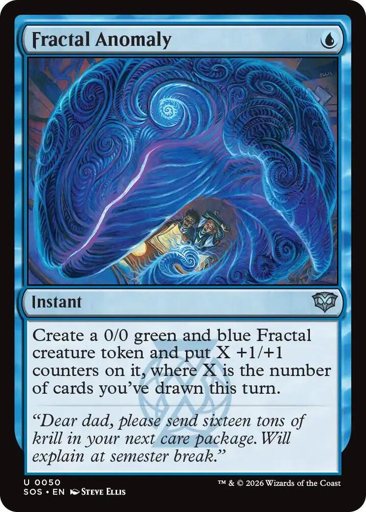 Fractal Anomaly (50) [Secrets of Strixhaven]