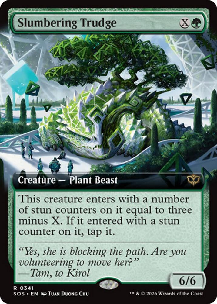 Slumbering Trudge (Extended Art) (341) [Secrets of Strixhaven]