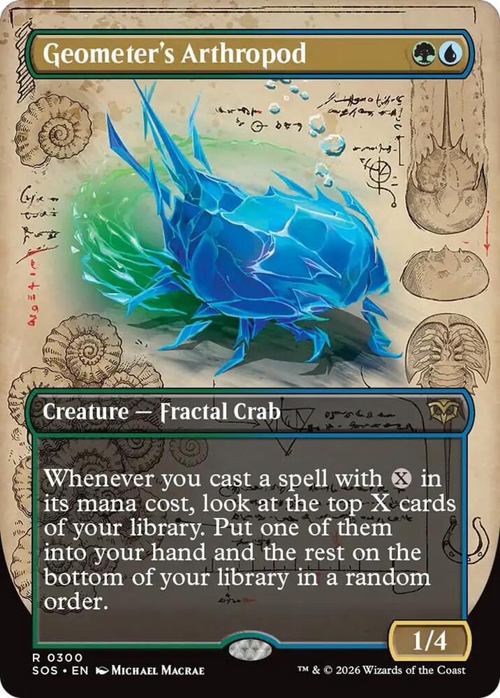 Geometer's Arthropod (Borderless) (300) [Secrets of Strixhaven]