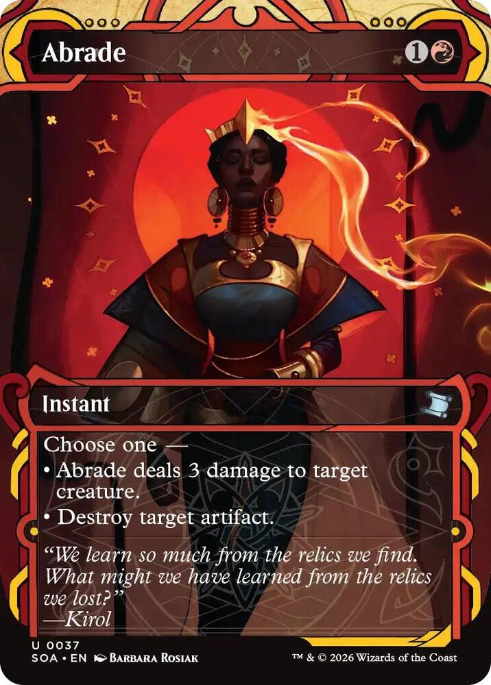 Abrade (37) [Secrets of Strixhaven: Mystical Archive]