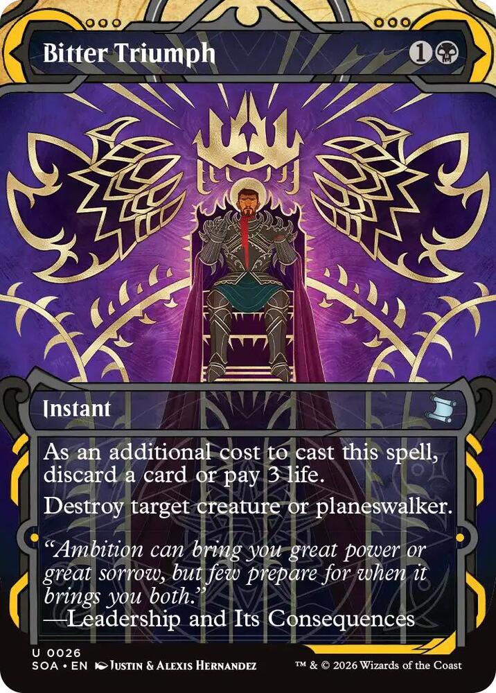 Bitter Triumph (26) [Secrets of Strixhaven: Mystical Archive]