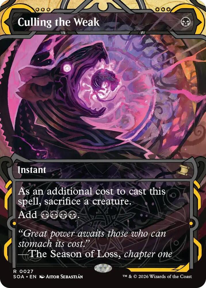 Culling the Weak (27) [Secrets of Strixhaven: Mystical Archive]