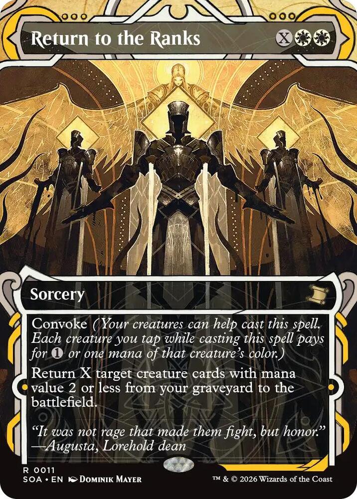 Return to the Ranks (11) [Secrets of Strixhaven: Mystical Archive]