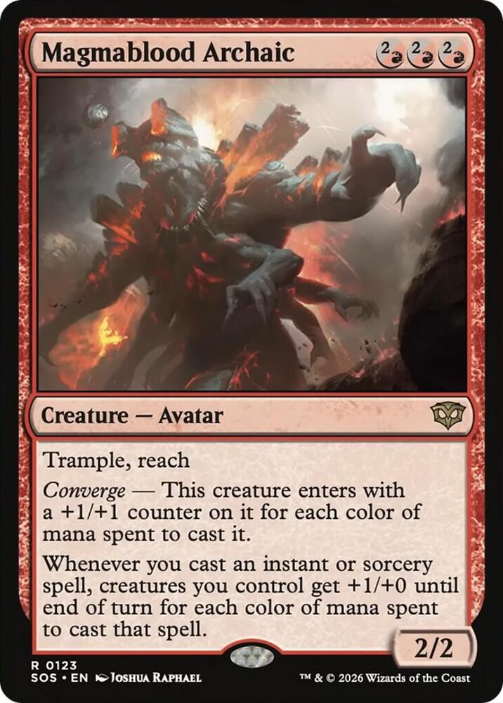 Magmablood Archaic (123) [Secrets of Strixhaven]