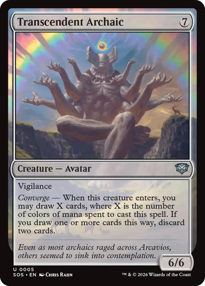 Transcendent Archaic (5) [Secrets of Strixhaven]