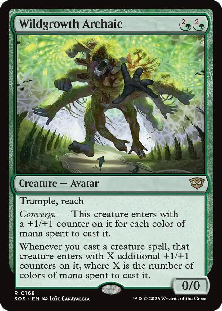 Wildgrowth Archaic (168) [Secrets of Strixhaven]
