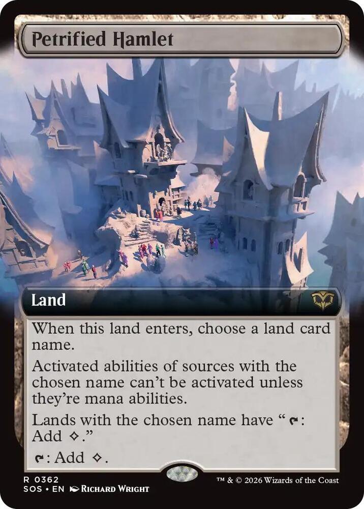 Petrified Hamlet (Extended Art) (362) [Secrets of Strixhaven]