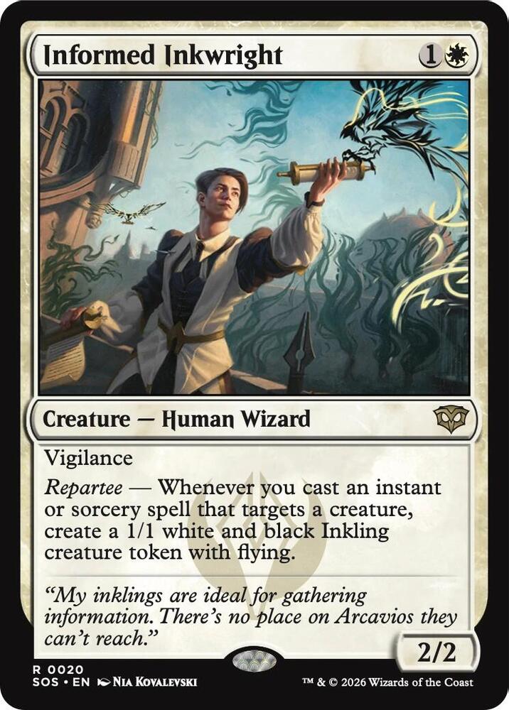 Informed Inkwright (20) [Secrets of Strixhaven]