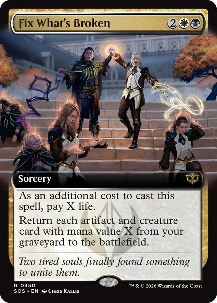 Fix What's Broken (Extended Art) (350) [Secrets of Strixhaven]