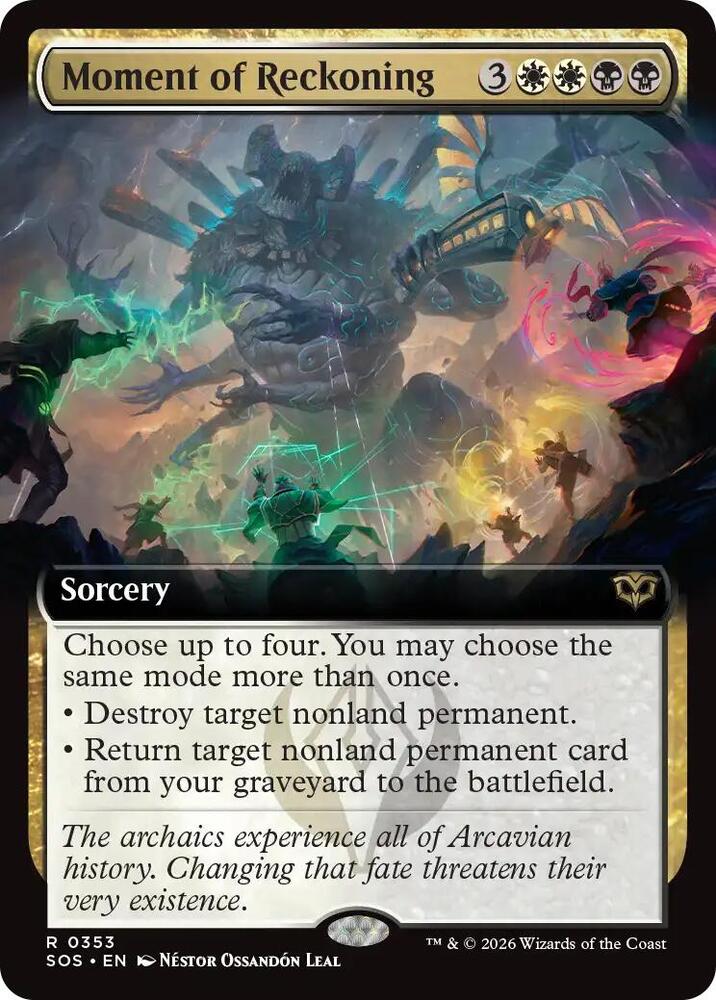 Moment of Reckoning (Extended Art) (353) [Secrets of Strixhaven]