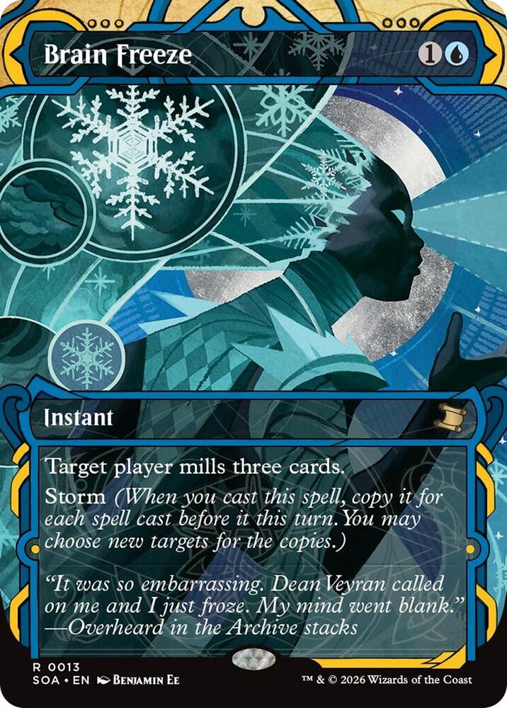 Brain Freeze (13) [Secrets of Strixhaven: Mystical Archive]