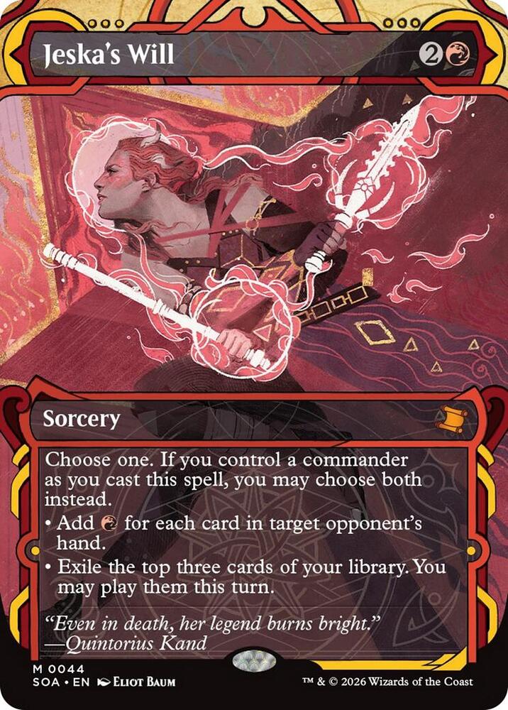 Jeska's Will (44) [Secrets of Strixhaven: Mystical Archive]