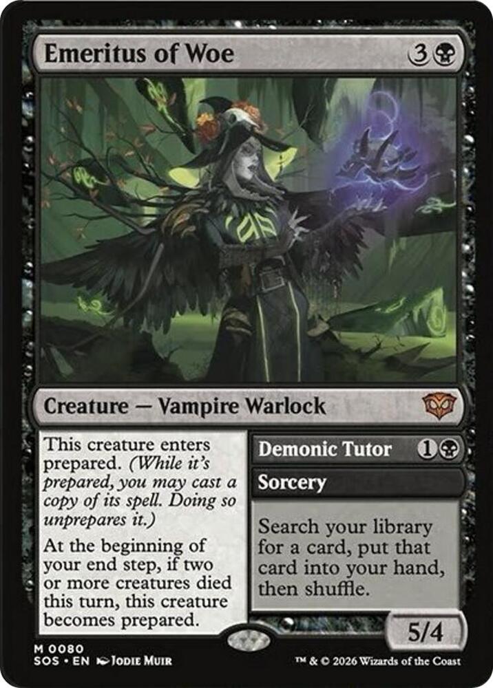 Emeritus of Woe (80) [Secrets of Strixhaven]