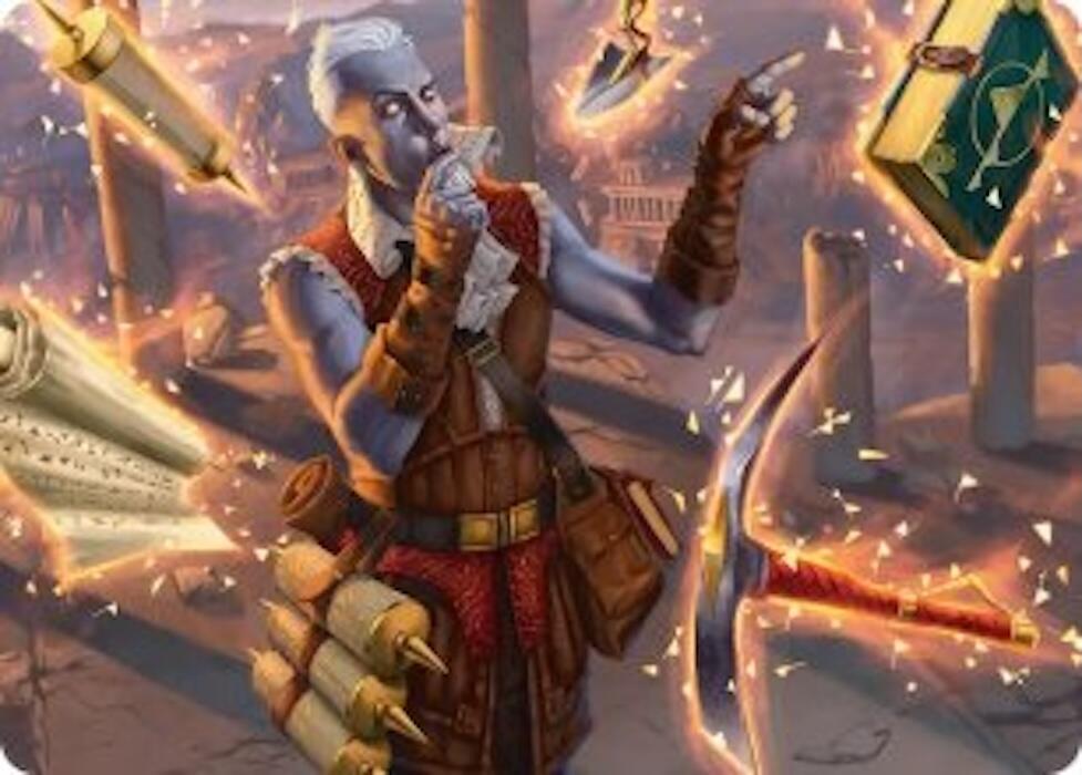 Dig Site Inventory Art Card (2) [Secrets of Strixhaven Art Series]