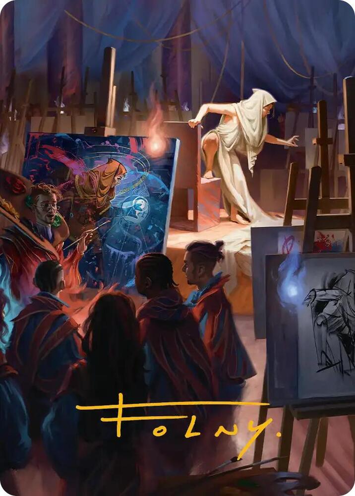 Archaeomancer Art Card (Gold-Stamped Signature) (41) [Secrets of Strixhaven Art Series]