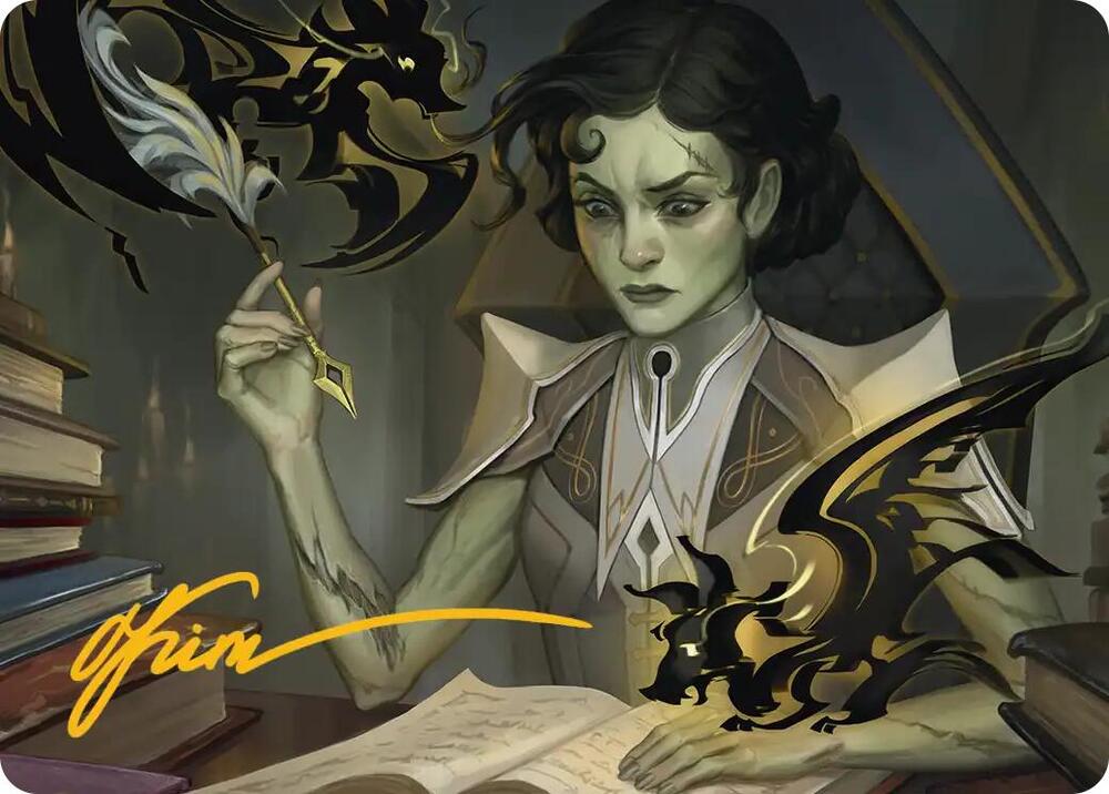 Eternal Student Art Card (Gold-Stamped Signature) (11) [Secrets of Strixhaven Art Series]