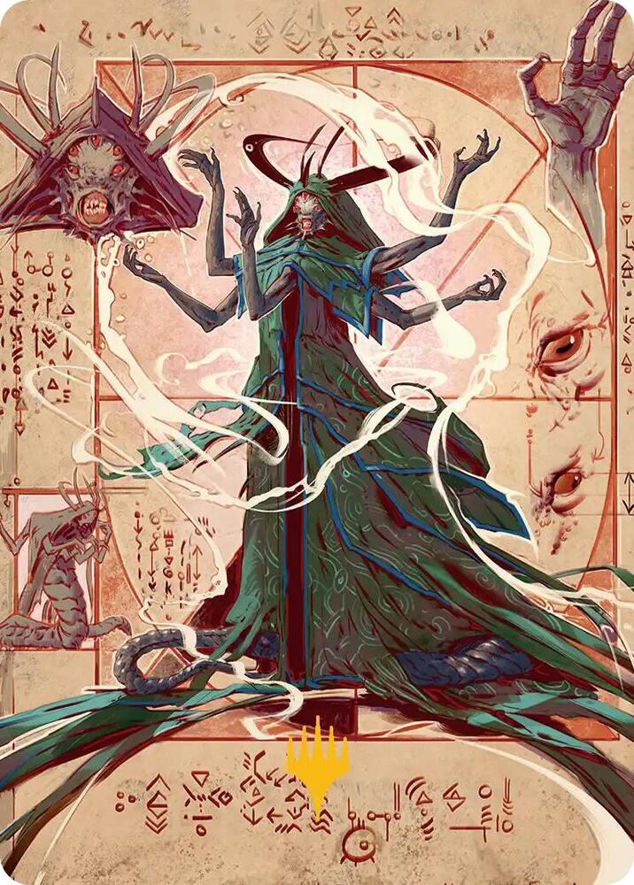 Tragedy Feaster Art Card (Gold-Stamped Planeswalker Symbol) (30) [Secrets of Strixhaven Art Series]